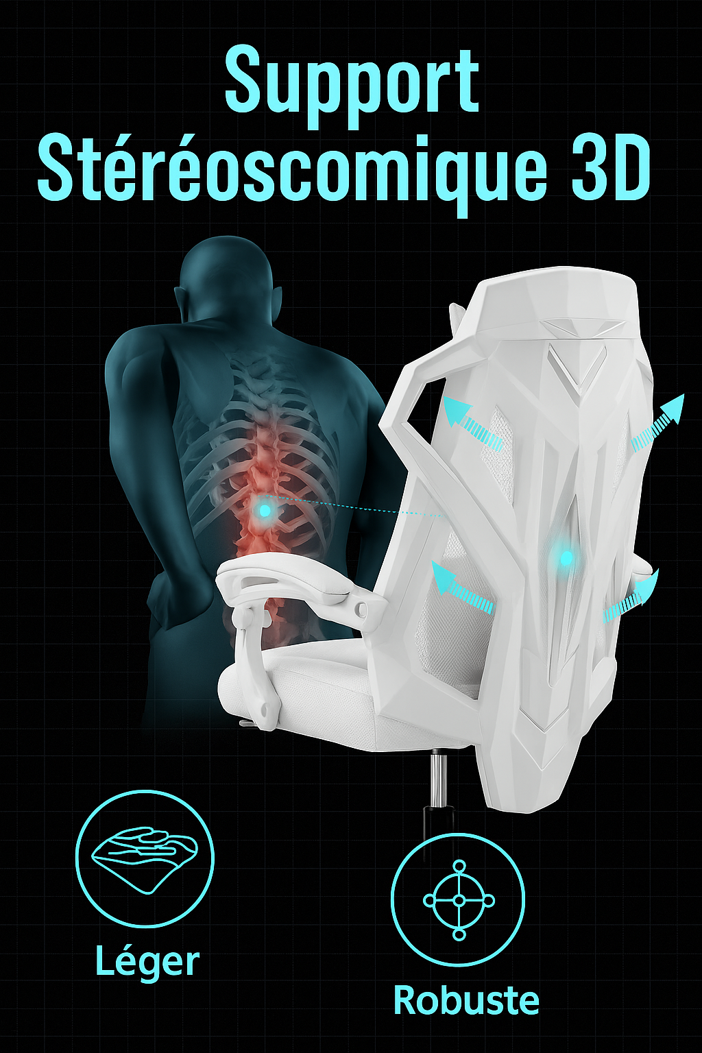 Chaise de bureau ergonomique G1