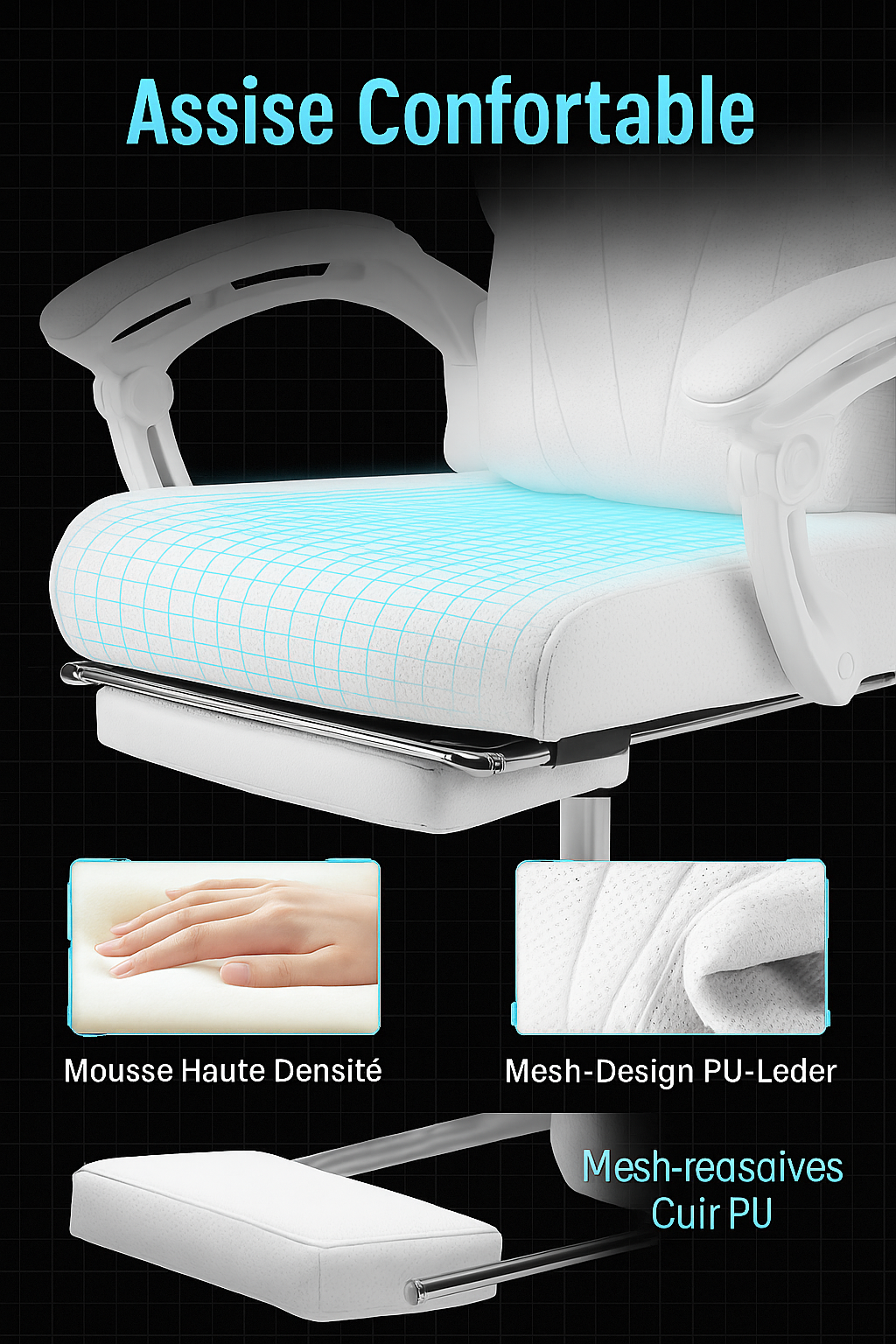 Chaise de bureau ergonomique G1