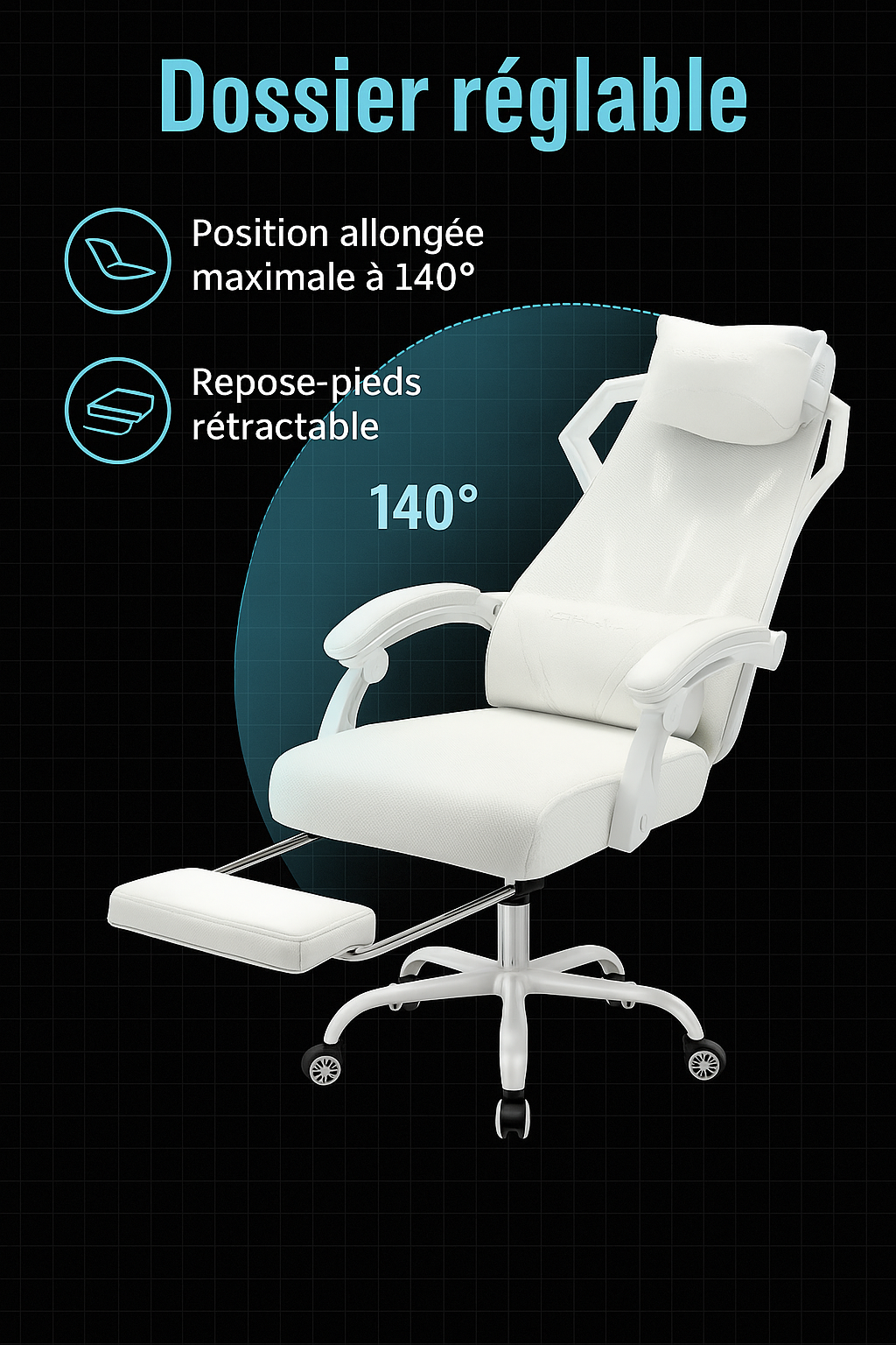 Chaise de bureau ergonomique G1